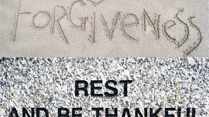 Perdonar y agradecer